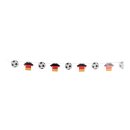 Football/Tricot chain 7 footballs 13cm 6 tricots -...