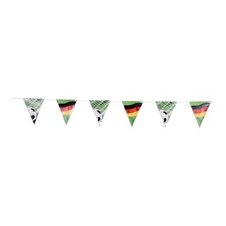 Pennant chain "Germany" printed on both sides - Material: Germany flag & football - Color: multicoloured - Size: 300cm