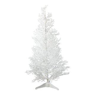 Korallenbaum Kunststoff, mit Glitter Abmessung: 90cm Farbe: perlmutt