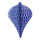 Ornament drop-shaped made of paper with nylon hanger - Material: flame retardant according to M1 - Color: purple - Size: 30x20cm