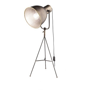 Metalllampe, mit Stecker & Ein- und Ausschalter, Größe: 72cm Farbe: bronze