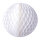 Honeycomb ball made of paper with nylon hanger - Material: flame retardant according to M1 - Color: white - Size: 60cm