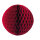 Honeycomb ball made of paper with nylon hanger - Material: flame retardant according to M1 - Color: burgundy - Size: 60cm