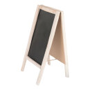 Advertising board, foldable double-sided, with wooden...