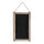 Advertising board double-sided with wooden frame - Material:  - Color: black/natural-coloured - Size: 60x37cm