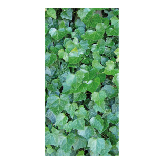 Banner "Wall with ivy" paper - Material:  - Color: green - Size: 180x90cm