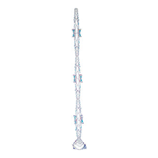 Foliengirlande mit Hänger, holografisch     Groesse: 300cm, Ø20cm    Farbe: transparent