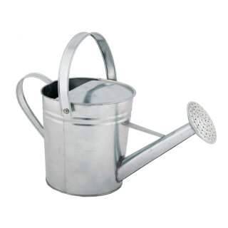 Zinc watering can with handles - Material:  - Color: silver - Size: 35x18x26cm