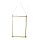 Display "Wooden Frame" with hanger and 3 hooks - Material:  - Color: natural-coloured - Size: 90x60cm