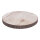 Baumscheibe Holz mit Schaumstoffüberzug     Groesse: H: 2,5cm, Ø25cm    Farbe: braun