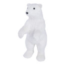 Ice bear standing styrofoam & wood fibre - Material:...