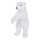 Eisbär, stehend Styropor & Holzfaser     Groesse:40cm    Farbe:weiß