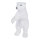 Ice bear standing styrofoam & wood fibre - Material:  - Color: white - Size: 40cm