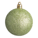 Weihnachtskugel, mint glitter      Groesse:Ø 6cm,...