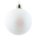 Weihnachtskugel, perlmutt glitter      Groesse: Ø...