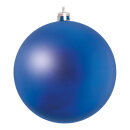 Christmas ball matt blue 12 pcs./blister made of plastic...
