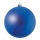 Weihnachtskugeln      Groesse: Ø 8cm, 6 Stk./Blister    Farbe: mattblau