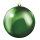 Christmas ball green made of plastic - Material: flame retardent according to B1 - Color: green - Size: Ø 10cm