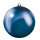Christmas ball blue made of plastic - Material: flame retardent according to B1 - Color: blue - Size: Ø 20cm