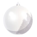 Weihnachtskugel, Weiß aus Kunststoff Abmessung: Ø 20cm...
