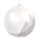 Christmas ball white made of plastic - Material: flame retardent according to B1 - Color: white - Size: Ø 20cm