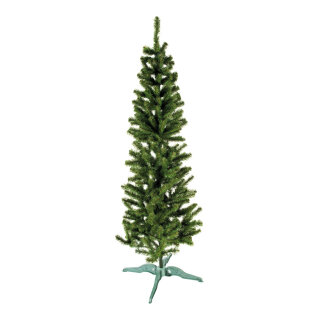 Noble fir with stand Slim line 317 tips - Material: Ø85cm - Color: green - Size: 210cm