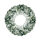 Noble fir wreath 300 tips snowed - Material:  - Color: green/white - Size: Ø90cm