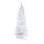 Noble fir with stand slim line 317 tips - Material:  - Color: white - Size: 210cm X Ø85cm