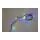 Lichterkette mit 100 LEDs, Ø5mm IP44 Stecker für außen, 5x koppelbar, 8 Progr. m. Memoryfunktion, 5m Zuleitung, 1-farbige LEDs, Kabelfarbe: grün     Groesse: 600cm    Farbe: grün/multi