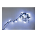 Light chain 100 LEDs Ø 8mm IP44 plug for outdoor...