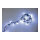 Light chain 100 LEDs Ø 8mm IP44 plug for outdoor 5x connectable - Material: 8 programs with memory function 5m supply cable - Color: green/cold white - Size: 600cm