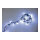 Lichterkette 100 LEDs, Ø8mm IP44 Stecker für außen, 5x koppelbar, 8 Progr. m. Memoryfunktion, 5m Zuleitung, 1-farbige LEDs, Kabelfarbe: grün     Groesse: 600cm    Farbe: grün/kaltweiß