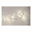 PVC light chain with 50 LEDs IP20 plug for indoor 20x...