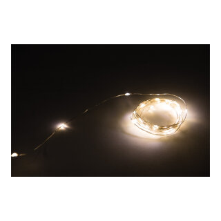 String light with 100 LEDs IP44 plug for outdoor - Material:  - Color: copper/warm white - Size: 1000cm