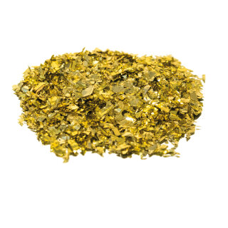 Folien-Streumaterial verschiedene Formen     Groesse: 100g    Farbe: gold
