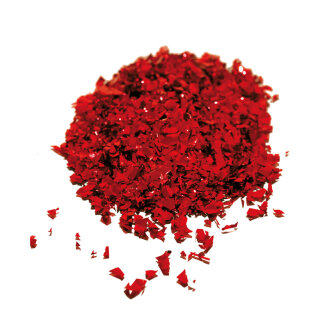 Foil scatter material different shapes - Material:  - Color: red - Size: 100 Gr.