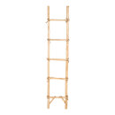 Wooden ladder with 5 rungs 180x40cm Color: natural coloured