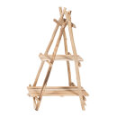 Wooden rack, foldable with 2 shelves 87x56cm Color:...