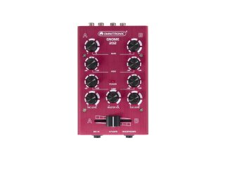 OMNITRONIC GNOME-202 Mini Mixer red