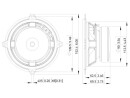 LAVOCE WSF051.02 5 Zoll  Woofer, Ferrit, Stahlkorb