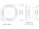 LAVOCE WSF061.52 6.5" Woofer, Ferrite, Magnet Steel Basket Driver