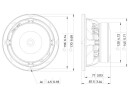 LAVOCE WAF061.80 6.5" Woofer, Ferrite, Aluminium Basket Driver