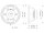 LAVOCE SAF184.04 18" Subwoofer Ferrite, Magnet Aluminium Basket Driver