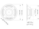 LAVOCE WSN061.52 6.5" Woofer, Neodymium Magnet Steel Basket Driver