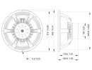 LAVOCE WAN154.00 15" Subwoofer Neodymium Magnet Aluminium Basket Driver