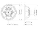 LAVOCE SAN214.50 21" Subwoofer Neodymium Magnet Aluminium Basket Driver