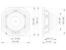 LAVOCE FSN041.00 4 Zoll  Breitbandlautsprecher, Neodym, Stahlkorb