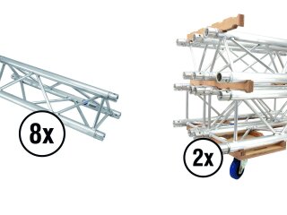 ALUTRUSS Set TRILOCK E-GL33 2000 + Truss transport board