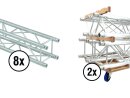 ALUTRUSS Set QUADLOCK QL-ET34-2000 + Truss transport board