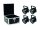 EUROLITE Set 4x LED PAR-56 QCL Short bk + EPS Case